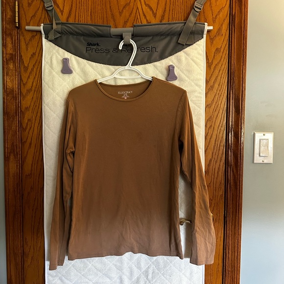 Beige Long Sleeve Top, Size Medium - Picture 1 of 3